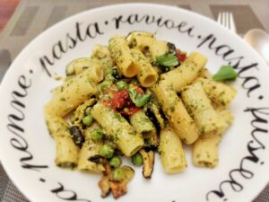 Recept rigatoni met pesto - mediterraan dieet