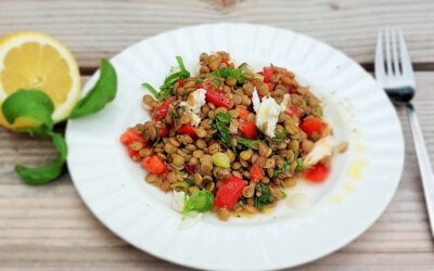 Mediterrane linzensalade