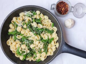 Recept orecchiette met bimi - mediterraan dieet