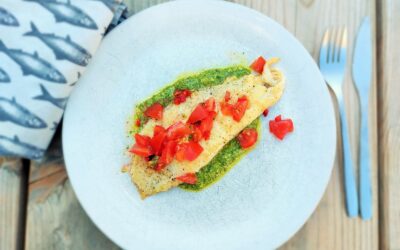 Scholfilet met salsa verde