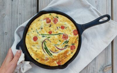 Frittata met aspergetips